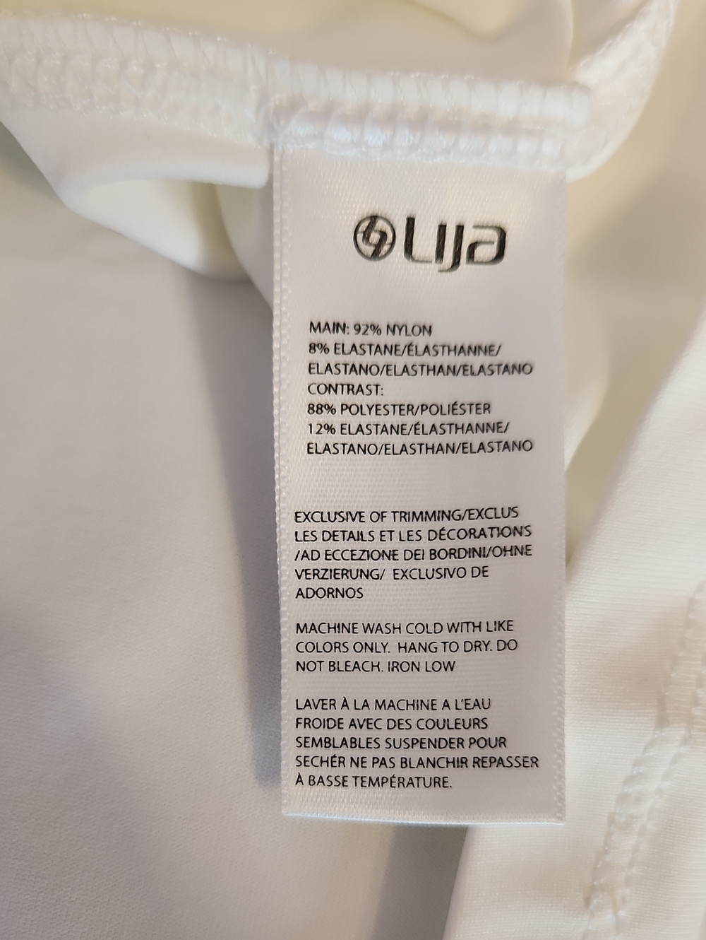 LIJA Spice Tank White/Iris, size M - Picture 6 of 8
